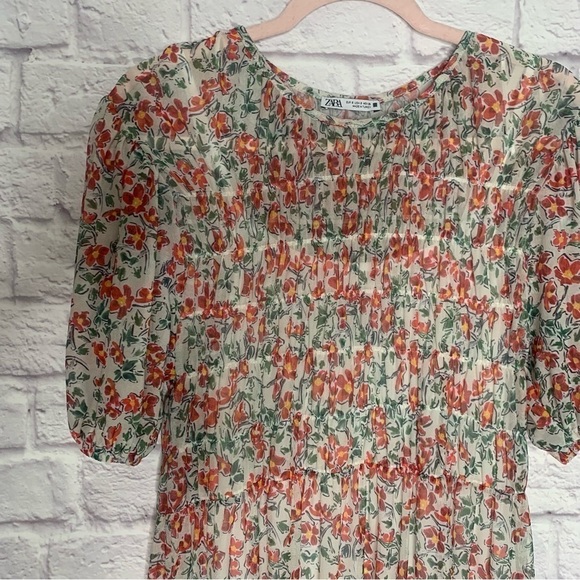 Zara Floral Cottagecore Maxi Dress - Picture 7 of 15